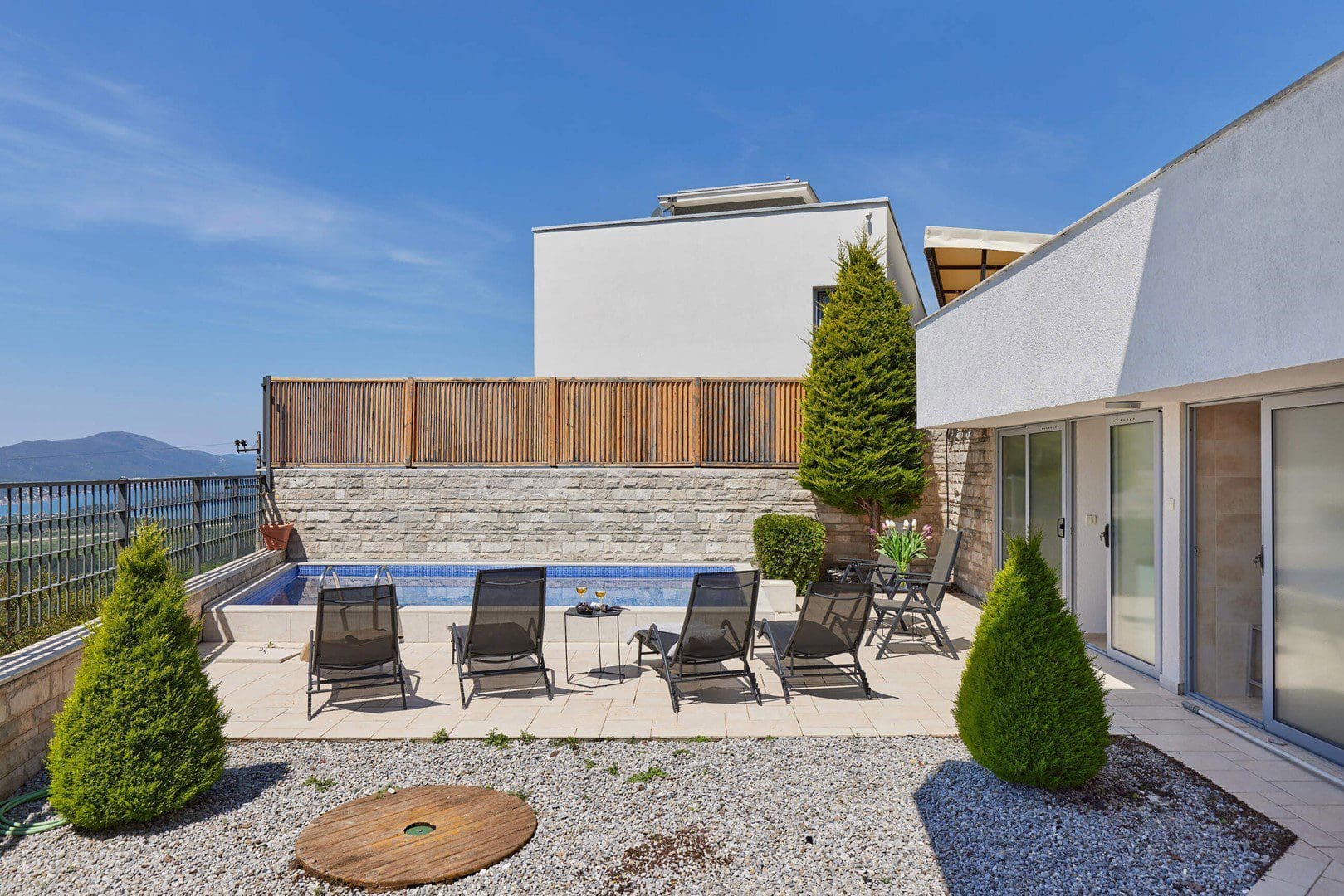 Luxurious Villa with Panoramic Views in Tivat — Montenegro